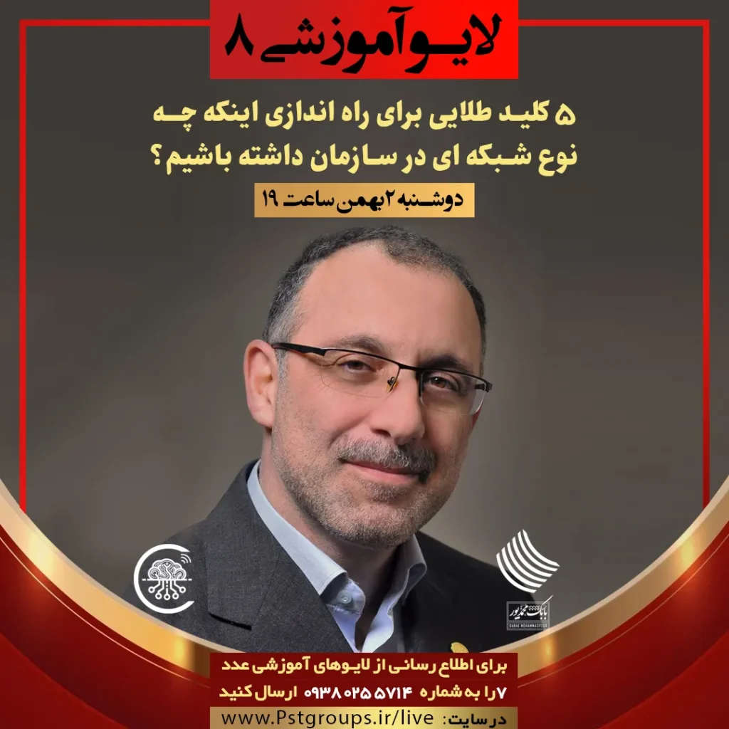 ۵ کلید طلائی برای اینکه راه انداری چه نوع شبکه ای در سازمان داشته باشیم؟