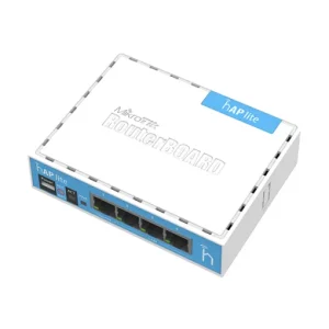 روتر میکروتیک hAP lite / روتر RB941-2nD / روتر اکسس پوینت وایرلس 4 پورت 10/100